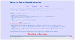 Desktop Screenshot of pokerini.com