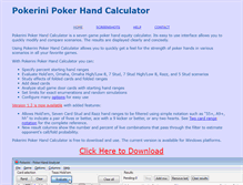 Tablet Screenshot of pokerini.com